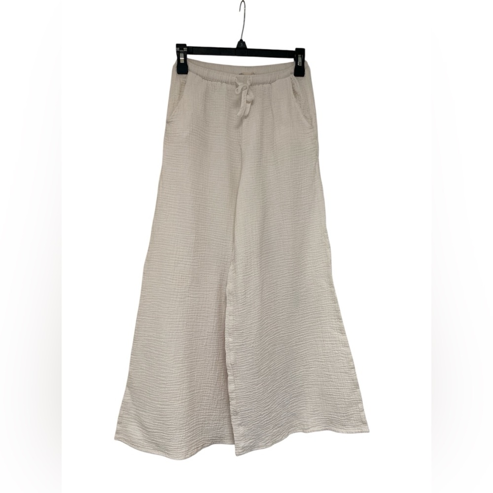 Millibon Textured Wide Leg Pants GUC S